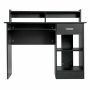 Home Office Computer Desk Workstation Wood Laptop PC Table Drawer Shelf Black - Image 3