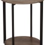 Household Essentials Wooden Side End Table with Storage Shelf | Ashwood - Image 1