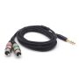 SiYear 10FT 6.35mm (1/4inch) TRS Male Plug to Dual XLR Female Microphone Stereo - Image 5