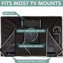 Outdoor TV Cover 36-39 Inch | Waterproof and Weatherproof TV Covers | Outdoor TV Enclosure | Smart Shield TV Screen Protector for Outside TV | Cover for Moving | TV Display Protectors – Black - Image 2