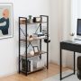 4 -Tier Industrial Open Storage Bookshelf - Image 6