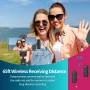 Ulanzi J12 Wireless Lavalier Microphone Audio Video Recording Mini Mic Plug Play For Smartphone Android iPhone Live Broadcast - Image 5