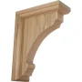 2-1/2 in. x 6 in. x 4 in. Alder Small Thompson Bracket - Image 1