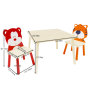 Solid Wood Children's Table Set With 2 Chairs - Image 5