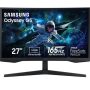 Samsung - 27" Odyssey 1000R Curved QHD 165Hz 1ms AMD FreeSync Gaming Monitor (DP, HDMI) - Black - Image 1