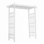 57'' W x 28'' D Polyvinyl Chloride (PVC) Arbor in White - Image 2