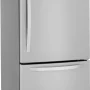 LG - 33-in Wide 25.5 Cu. Ft. Bottom Freezer Refrigerator with Ice Maker - Stainless Steel - Image 3