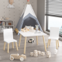 Wooden Children's Table And 2 Chairs Set - Image 4