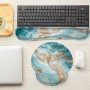 Hiyong Memory Foam Mouse Pad and Keyboard Pad Set - Lightweight for Easy Typing & Pain Relief - Ergonomic for Laptop, Desktop, Game, Office - Image 2