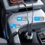 JOYROOM USB C Car Charger, 90W Fast Charging Dual Port PD & QC 3.0 Car Phone Charger Adapter with 5ft Built-in Type C Cable for iPhone, Samsung, Android Phones, Tablets - Image 4
