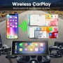 Srnubi 7 Inch Motorcycle Portable Navigation GPS Wireless Carplay Android Auto IP67 Waterproof Motorcycle Touch Screen Display - Image 2
