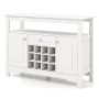Buffet Sideboard Wine Liquor Coffee Bar Cabinet with Removable Wine Rack - Image 3