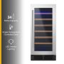 Whirlpool - 34-Bottle Built-In Wine Cooler - Stainless Steel - Image 2