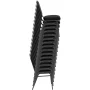 Black Vinyl Banquet Chair - Image 5