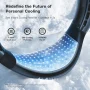 TORRAS - COOLiFY Air Instant Cooling and Heat Therapy Ultra-Light Personal Cooling Bladeless Portable Neck Fan - Midnight Black - Image 4