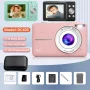 HD 1080P 2.4 inch digital Camera Rechargeable Cameras with 16x Zoom Compact Camera 44MP Cameras for kids Beginner Camera - Image 1