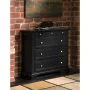 Homestyles Bedford Wood Chest in Black - Image 4