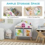 Dollhouse Series 24.5 in. Wide White Finish 2 Shelf Kids Bookcase - Image 6