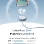 UGREEN - Qi2.2 25W Ultra-Fast Wireless Charger, Magsafe Compatible Charging Pad for iPhone 12-17 Series(No Adapter) - Blue - Image 2
