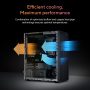 ASUS - PM700 Desktop - Copilot+ PC - AMD Ryzen AI 5 330 (2025) - 16GB Memory - 1TB SSD Storage - Dark Gray - Image 4