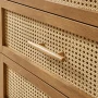Better Homes & Gardens Springwood 4-Drawer Dresser with Caning Look, Light Honey - Image 3