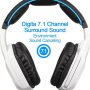 SADES Spirit Wolf 7.1 Surround Stereo Sound USB Computer Gaming Headset with Microphone,Over-the-Ear Noise Isolating,Breathing LED Light For PC Gamers (Black White) - Image 6