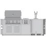 Hestan - 8' Outdoor Living Suite with Countertop and Beer Dispenser - Silver - Image 1