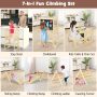 Multicolor 7-in-1 Toddler Climbing Toy Connected Table and Chair Set for Boys and Girls Aged 3-14 Years Old - Image 6