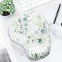 ITNRSIIET Ergonomic Mouse Pad with Gel Wrist Support Wrist Rest Smooth Surface Non-Slip PU Base Comfortable Office Supplies Pain Relief, 9.5 x 8 inches, Leaves and Branches - Image 6
