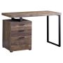 Monarch Specialties Computer Desk, Home Office, Laptop, Storage Drawers, 48"L, Work, Brown Laminate - Image 2