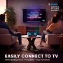MASINGO Karaoke Machine for Adults and Kids with 2 Wireless Microphones, Portable Bluetooth Singing Speaker, Colorful LED Lights, PA System, Lyrics Display Phone Holder, and TV Cable. Presto G2 - Image 6