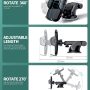 Phone Holder for Car,Car Phone Mount,Suction Cup Car Phone Holder Universal for Dashboard Windshield Air Vent,Compatible with All Smartphones - Image 1
