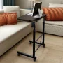 Zimtown Removable Laptop Table Stand Height Adjustable Computer Desk Sofa Bed Tray Black - Image 1