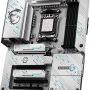 MSI - B850 GAMING PLUS WIFI PZ (Socket AM5) AMD B850 ATX DDR5 Wi-Fi 7 Motherboard - Gray White/Matt - Image 2