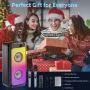 JYX Karaoke Machine, Home Karaoke Party Speaker for Adults, Bluetooth Speaker with 2 Microphone, Dazzling Light - Image 6