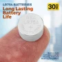 MEDca AG5 LR754 1.5V Alkaline Button Cell Batteries, 30 Count Pack - Image 2