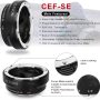 EF/EF-S Lens to Sony E Mount T Smart Adapter, Auto Focus Lens Adapter Ring for Canon EF/EF-S Lens to Sony E Mount Camera (CEF-SE) - Image 6