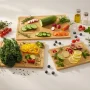 Kikcoin Cutting Board Set of 3, Bamboo Chopping Boards for Kitchen, Heavy Duty Wooden Serving Tray with Juice Groove - Image 3