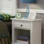Homestyles Bermuda Off White Nightstand - Image 1