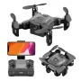 4DRC V2 Mini Drone HD Camera WiFi Fpv Air Pressure Altitude Hold Black And Gray Foldable Quadcopter RC Drone Toy - Image 5
