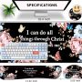 Extended Large Mouse Pad Set 31.5 x 15.7 – Christian Floral All-in-One Desk Set with Keyboard Wrist Rest, Mouse Wrist Rest & Coaster, Ergonomic Desk Accessories for Women, Faith-Inspired Office Gift - Image 5