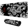 Japanese Dragon Large Gaming Mousepad Keyboard Gamer Mouse Pad on The Table Speed Desk Mat Anime Mouse Mats ,Dragon pattern - Image 2