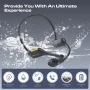TOPVISION Bone Conduction Swim Headphones, Open Ear Wireless Bluetooth Headsets, IP68 Headphones with Bluetooth 5.3 and 8GB MP3 Player for Run, Hike - Image 5