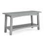 Alaterre Furniture Craftsbury 36 in. Sturdy Pine Wood Entryway Bench, Open Design Accent Furniture, Gray - Image 6