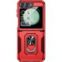 SaharaCase - Raider Series Kickstand Case for Samsung Galaxy Z Flip6 - Viper Red - Image 1