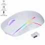 FFN Wireless Gaming Mouse,24000DPI Adjustable,6 Programmable Buttons,75H Battery,3 Mode 2.4GHz/Bluetooth 5.3/USB-C Wired, Rechargeable Gaming Mice for PC,Mac,Computer,Laptop,Tablet-White - Image 1