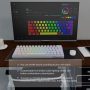 Ractous RTK63P 60% Mechanical Gaming Keyboard Hot Swappable Type-C RGB Backlit PBT keycaps 63Key Mini Compact Keyboard with Full Key Programmable-White(Optical Red Switch) - Image 3