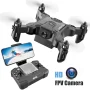 4DRC V2 Mini Drone HD Camera WiFi Fpv Air Pressure Altitude Hold Black And Gray Foldable Quadcopter RC Drone Toy - Image 6