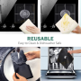 Paquete De 8 Cubiertas Para Quemadores De Estufa Plateadas Protectores Para La - Image 6