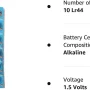 Vinnic Ag10 L1131 189 V10Ga Rw89 D189 Alkaline Battery (10 Pack) Used In Watches, Calculators, Toys - Image 2